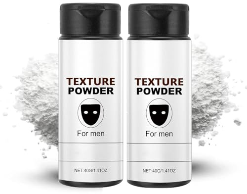 Based Texturpuder für Männer, 2 Stück Based Texture Powder, Stylingpulver, Volumen Puder Haarer, Leicht Aufzutragen, Verleiht Sofort Textur und Volumen, Starker Halt, Haarpuder für Männer