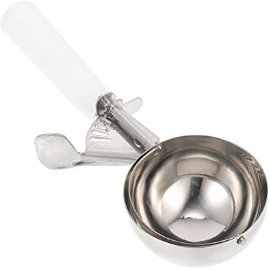 GLEAVI Bola De Helado Cuchara De Acero Inoxidable Para Uso Doméstico y Restaurantes Cuchara Para Helado De Accesorios De Cocina Casa o Restaurantes