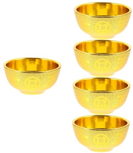 ULTECHNOVO 5pezzi Ciotola Buddista Riutilizzabile Set Decorativo Per Meditazione e Cerimonie Accessorio Multifunzionale Per e Pratiche Spirituali