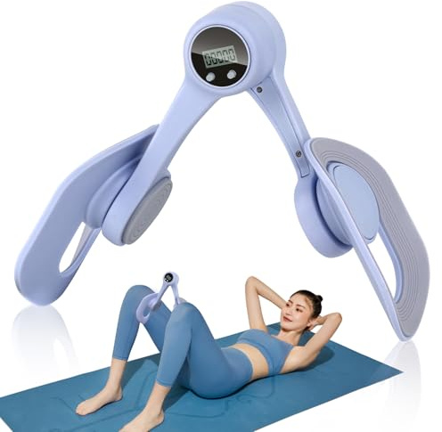KBIBCK Hip Trainer, Allenatore per cosce, per donne e uomini, Multifunzione per gambe e braccia con conteggio intelligente, home gym Palestra Casa Glutei e Gambe (Blu)