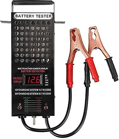 6/8/12/24V Car Battery Load Tester And Voltmeter Automotive Voltage Tester & LCD Display For Car,RV, Motorcycles, Boats