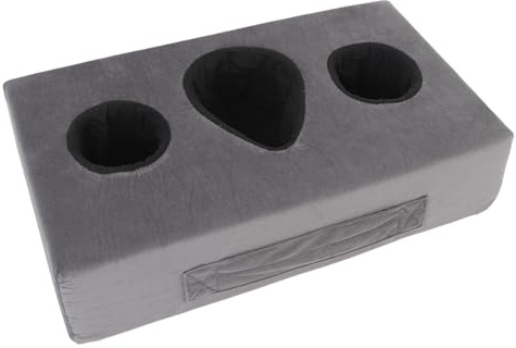 ZJchao Portavasos para sofá con 3 Compartimentos, Inserto de Esponja Antiderrame para sofá, Coche, RV, Barco, Organizador de Bebidas Multiusos (Gray)