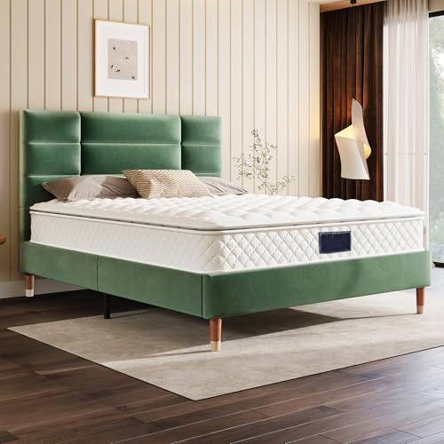 kozamas Federkernmatratze 140x200, 7 Zonen Kaltschaum Matratze mit Taschenfederkern - Oeko-TEX 100 Schadstoffgeprüft, 100 Nächte Probeschlafen, Härtegrad H3