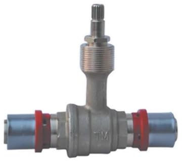 Kugelhahn Unterputz für Pressfittings 26mm für Mehrschichtrohr zum Pressen