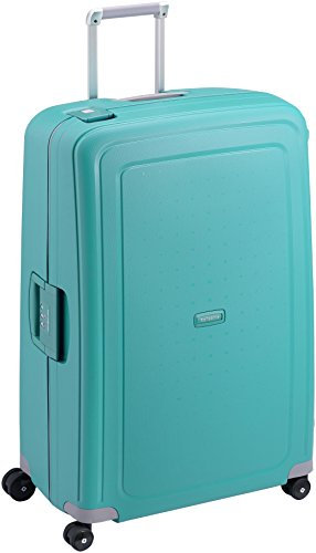 Samsonite S'Cure - Hartschalenkoffer 81 cm Extra Groß - Trolley Koffer mit 4 Rollen, TSA-Schloss, Leicht - 138 L - Blau (Aqua Blue)