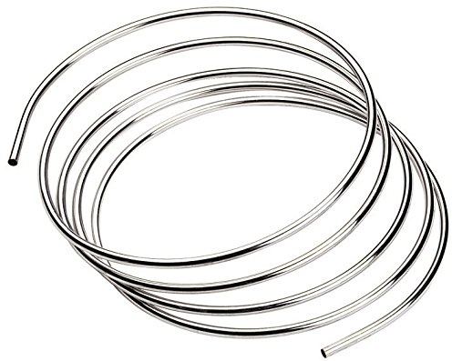 Schell Kupferrohr im Ring für Armaturenanschluss verchromt, 1 Stück, 12 x 5000 mm, 19514 0