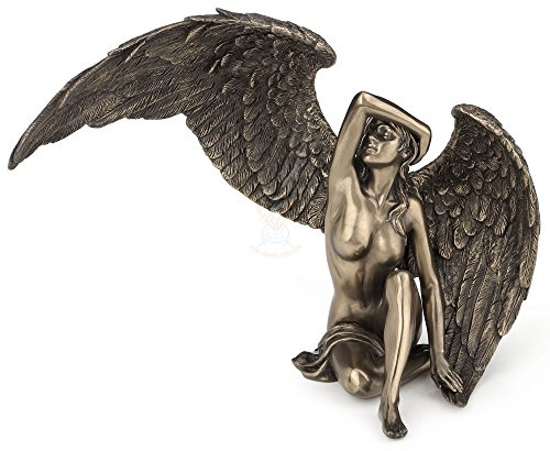 Unbekannt Nackter Frauen Akt Eros erotischer Engel Skulptur Erotik Plastik Statue