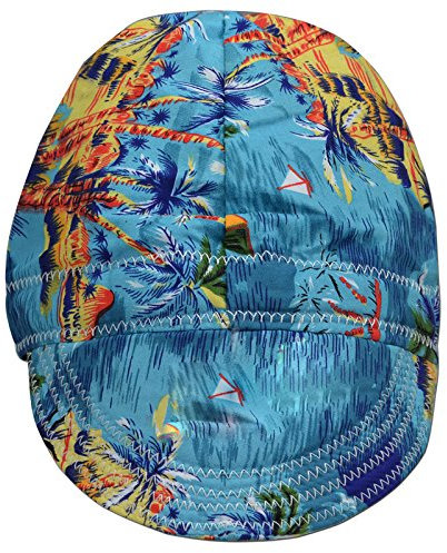 RIVERWELD Welding Cap Pure Cotton Mesh Inside Liner for Welders Match Welding Helmet Coconut Tree Colour Work Safety Equipment Gear Head Protection Blue