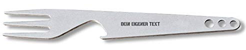 Metalgabel Multi mit Beschriftung