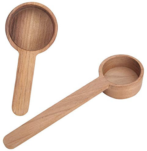 Cucchiaio dosatore in legno, misurino da caffè a manico lungo Cucchiaio dosatore da 10 g in legno di noce per fagioli macinati Tè Latte in polvere Cucchiaio da minestra da cucina(Long Handle 10g)