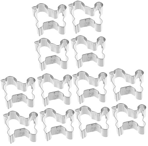 UPKOCH 3 Sets Edelstahl-ausstechformen Für Hundekekse Ausstechformen Für Kekse Zur Herstellung Von Pralinen Und Kuchen 4 Stück * 3