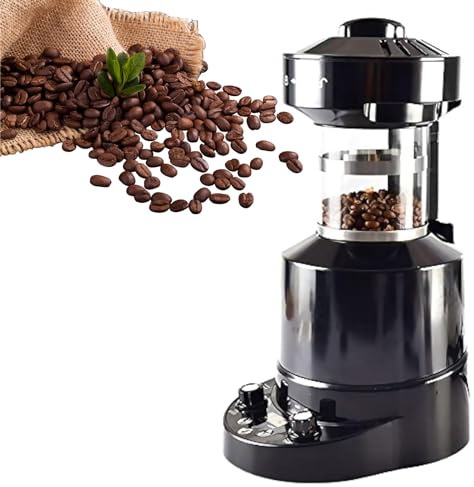 PEIXEN Tostatrice Automatica per caffè ad Aria, tostatrice elettrica Professionale per Chicchi di caffè, con Timer, velocità del Vento Regolabile, Regolazione Aria Fredda/Calda, per Bar, ristoranti