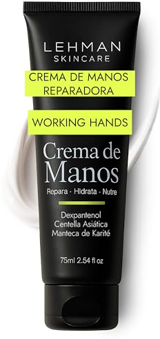 Crema De Manos Reparadora Hombre Antiedad Hidratante Piel Sensible Codos Secos Grietas Sequedad Antiarrugas Regeneradora Absorcion Rapida No Grasa Calmante Suavizante Nutritiva Hidratacion Regalo 75ml