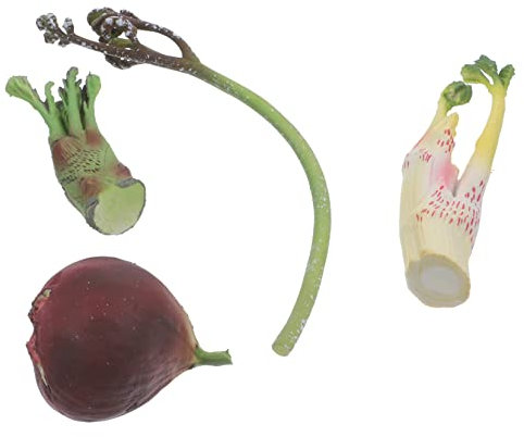 Cabilock 4stücke Teiliges Künstliches Gemüse-Modell Realistisches Spielzeug Für Kleinkinder Lernspielzeug Für Jungen Und Mädchen