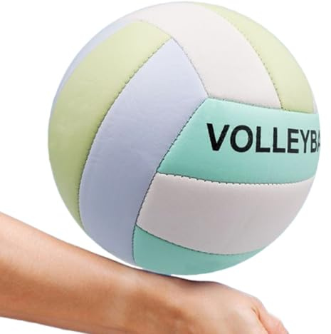 Vgvgaj Volleyball, offizieller Volleyball, Spielball für Jugendliche, Anfänger, Zug, Fitnessstudio, Soft PU Leather Ball für Jugendliche Mädchen Mädchen