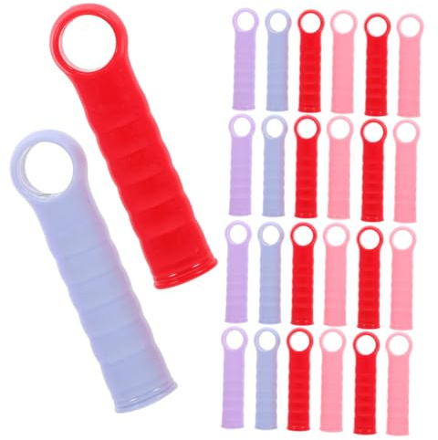 Gadpiparty 40pcs Broom Handle End Caps Ergonomic Plastic Sleeves for Mop Rods Comfortable Grip Replacement for Home Kitchen Bathroom Living Room Cleaning Durable Lightweight