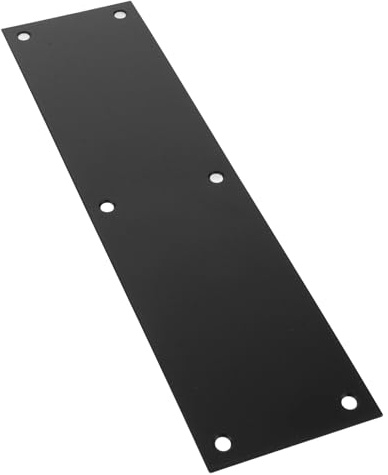 Holibanna Placa Metálica para Puerta de Acero Inoxidable Pulg Protector Resistente para Interiores y Exteriores Base para Zócalo Uso Hogar y Oficina