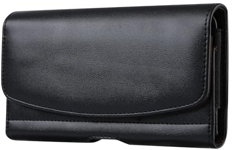 Universell mobiltelefonhållare i läder, mobiltelefonväska för mobiltelefoner och smartphones (3XL)