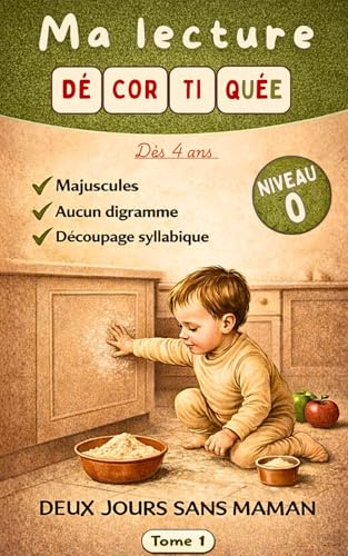 Deux jours sans maman: Lecture niveau 0 / Ma première histoire EN MAJUSCULE et SANS DIGRAMMES !