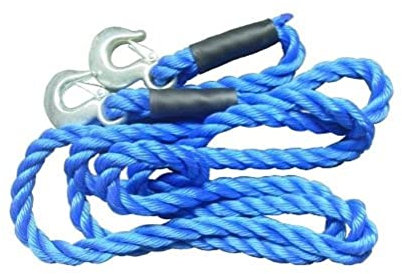 HP-Autozubehör 10294 Abschleppseil 4000kg Haken/Haken, Blau