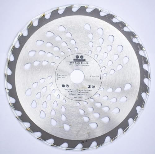Inter-Craft - Lame de scie circulaire en carbure de tungstène, 230 x 22,23 mm, 30 dents TCT, pour bois dur et tendre, matériaux composites de bois
