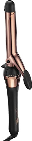 CONAIR INFINITIPRO Rose Gold Titanium 1-Inch Curling Iron, 1-inch barrel produces classic curls – for use on short, medium, and long hair