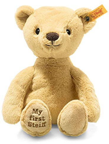 Steiff Kuscheltier My first Steiff Teddybär zur Geburt, Süßes Stofftier, Jungen, Mädchen & Babys ab 0 Monaten, Soft Cuddly Friends, 26 cm klein, 242038