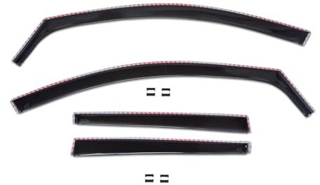 SCOUTT | GP Windabweiser Regenabweiser Passend Für Duster 2010-2017, Schwarz, Getönt, Set 4-Teilig, Aerodynamisch, Acrylglas