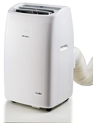 Ariete Polar 14, Climatizzatore Portatile 14000 btu/h, 220 Volt, Gas Naturale R290, Classe Energetica A, Bianco