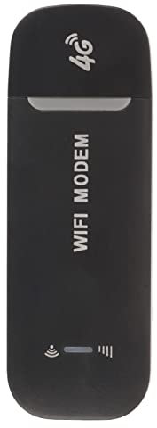 Topiky Módem WiFi USB 4G LTE, Enrutador de Red Inalámbrica, Enrutador WiFi de Punto de Acceso Móvil de Bolsillo, hasta 10 Usuarios, con Ranura para Tarjeta SIM, Compatible con B1/B3/B5