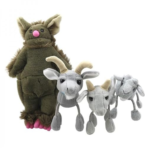 The Puppet Company - Three Billy Goats Gruff Story Fingerpuppen-Set