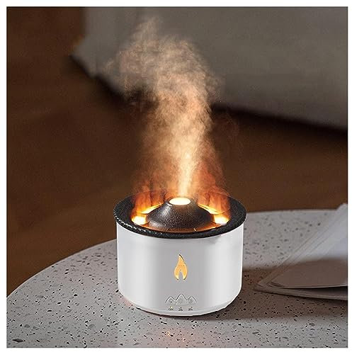 Humidificateur Plante, Humidificateur Dair Bebe 2 Couleurs/Formes De Fumée,Minuterie,Télécontrôle, Air Humidifier pour Chambre,Bureau,Spa,Yoga,A
