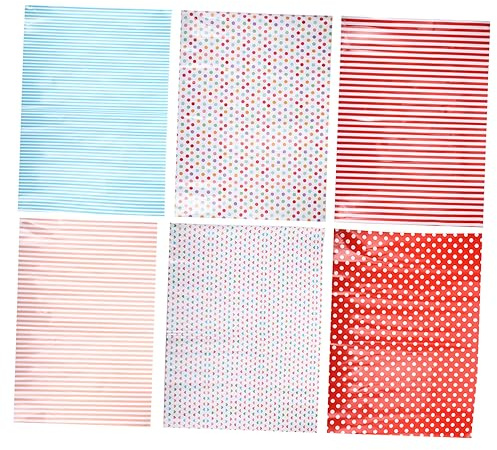 Healeved Umweltfreundliches Buchumschlagpapier 6 Stück Wickelpapier Glatt Perfekt Für & Projekte