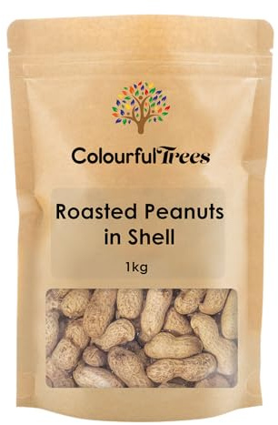 Roasted Peanuts in Shell 1kg (Monkey Nuts in Shell) by Colourful Trees