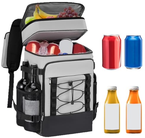 Sac Thermique Isolé - Grande capacité Conteneur Isolé Portable - Sac Thermique Souple Réutilisable Camping Randonnée Plage Pique-Nique