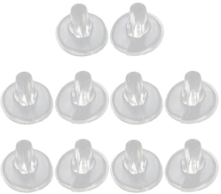 BEBEMOKO 5 Paare Zehenschutz Gel pads für Zehensteg Sandalen Rutschfeste Transparente Zehenschoner mit Polsterung Bequeme Atmungsaktive Zehenpolster für Blasen Reibungsschutz bei Sandalen