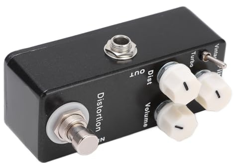 FILFEEL Pedal de Guitarra de Distorsión con Interruptor True Bypass: Efecto Compacto y Eléctrico para Guitarristas