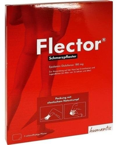 Humantis GmbH FLECTOR SCHMERZPFLASTER 5St PZN:1895329 Wundpflaster 5 Stück (1er Pack)