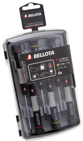 Bellota 6250J Schraubenzieher-Satz, Präzisionsschraubendreher, 6 Stück