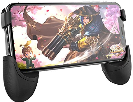 SUNCHI Universal Mobile Game Joystick Spiral Mini Joystick Game Handle Grip Controller Rocker Joypad Foldable Stand Holder for Cellphones (Handle Holder) (Handle Holder)