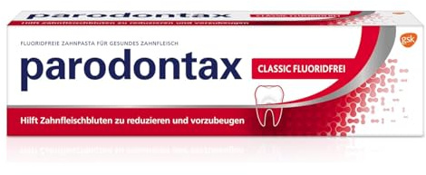 Parodontax Classic Fluoridfrei Zahnpasta, 1x75ml, hilft Zahnfleischbluten zu reduzieren und vorzubeugen