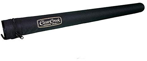 Clear Creek Fliegenrute – 2.7 m – leicht zu transportieren, schwarz, Four Piece (29 Internal Length)