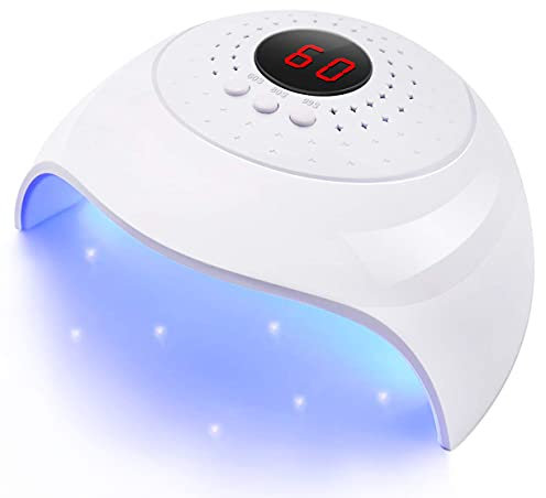 Led UV Nail Lamp 54W Nail Dryer Gel Nail Curing Lamp UV light for Gel Nails Polishes with USB 3 Timer Auto Sensor