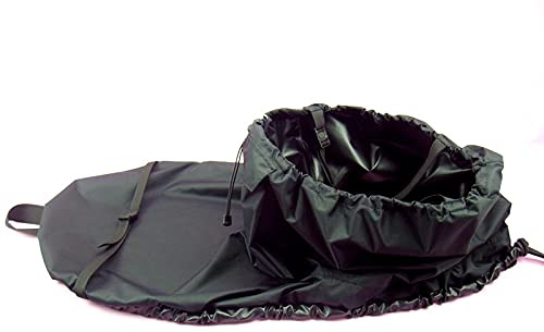 LLDDSS Universal Canoe Kayak Paddel Zubehör Spray wasserdichte Rock Deck Sprayskirt Schwarzer Abdeckung für Boote (Size : XL)