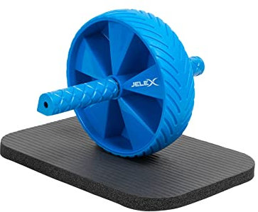 JELEX Sixpack Bauchtrainer Ab Wheel blau
