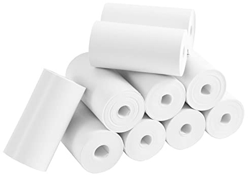 10 rotoli di carta per la stampa istantanea dei bambini, carta termica della stampante fotografica di alta qualità, carta di ricarica istantanea della macchina fotografica del bambino 57 x 30 mm