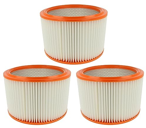 vhbw 3x filtro a lamelle compatibile con Hilti VCU 40 aspirapolvere portatile