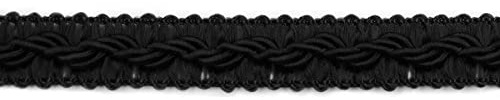 (DE) ab 10m Posamentenborte 1,2cm breit Farbe schwarz Schmuckband Spitze Bordüre Dekoborte Posamentenborte Bänder