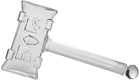 ABOOFAN Weindekanter aus Glas in Hammerform Eleganter Whisky und Schnapsflaschen Dekanter zum Verbessern des Weingeschmacks Einfacher Ausgießer für Weinverkostung und Trinkgenuss