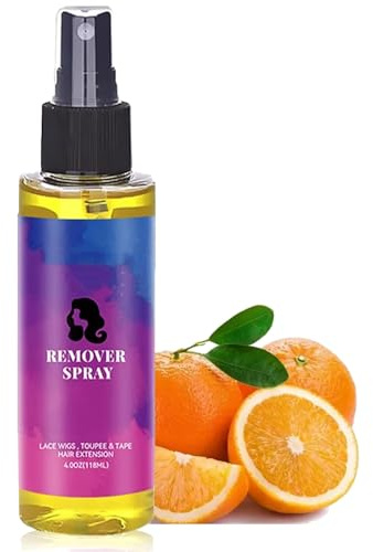 Tape Extension Remover, Hair Extension Removers | Tape Remover Hairs Extensions, Effective Solution for Hair Systems & Lace Front Wigs, 118ml